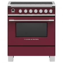 Fisher & Paykel 81964 - 30'' Range, 4 Zones, Self-cleaning, Red