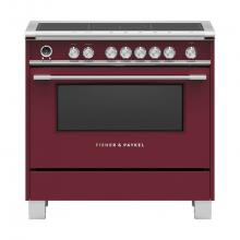 Fisher & Paykel 81968 - 36'' Range, 5 Zones with SmartZone, Self-cleaning, Red