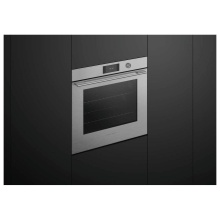 Fisher & Paykel 84896 - 30 Inch Single Oven,  5 Inch Touchscreen w/Dial, Self-Cleaning - Contemporary Brushed Silver
