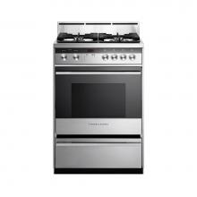 Fisher & Paykel 81554 - 24'' Contemporary Gas Range, 4 Burner, Stainless Steel