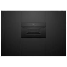 Fisher & Paykel 84986 - 30 Inch Combination Steam Oven, 6.8 Inch Touchscreen - Compact - Minimal Black  (Soft Black)