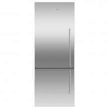 Fisher & Paykel 25927 - 25'' Bottom Mount Refrigerator Freezer, 13.5 cu ft, Stainless Steel, Ice Only, Left Hing
