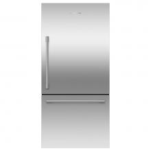 Fisher & Paykel 26609 - 32'' Bottom Mount Refrigerator Freezer, Stainless Steel, 17.1 cu ft, Ice Only, Counter D