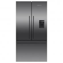 Fisher & Paykel 25958 - 36'' French Door Refrigerator Freezer, 20.1 cu ft, Black Stainless Steel, Ice and Water,