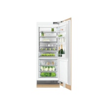 Fisher & Paykel 26884 - 30 Inch VTZ Column Refrigerator, Panel Ready, 16.3 cu ft, Stainless Interior, Internal Water, Righ