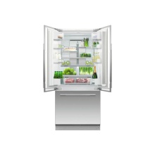 Fisher & Paykel 26823 - 32 Inch French Door Refrigerator Freezer, 72 Inch H, 14.7 cu ft, F&P Stainless Panel Req, Ice