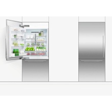 Fisher & Paykel 26829 - 36 Inch Bottom Mount Refrigerator Freezer, 80 Inch H, 16.8 cu ft, Panel Ready, Ice Only, Left Hing