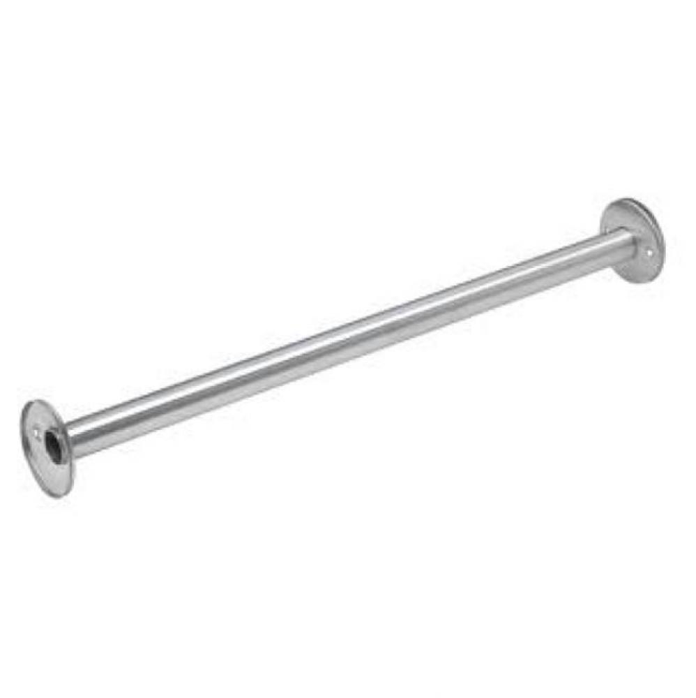 62.5'' 18 gauge stainless steel curtain rod