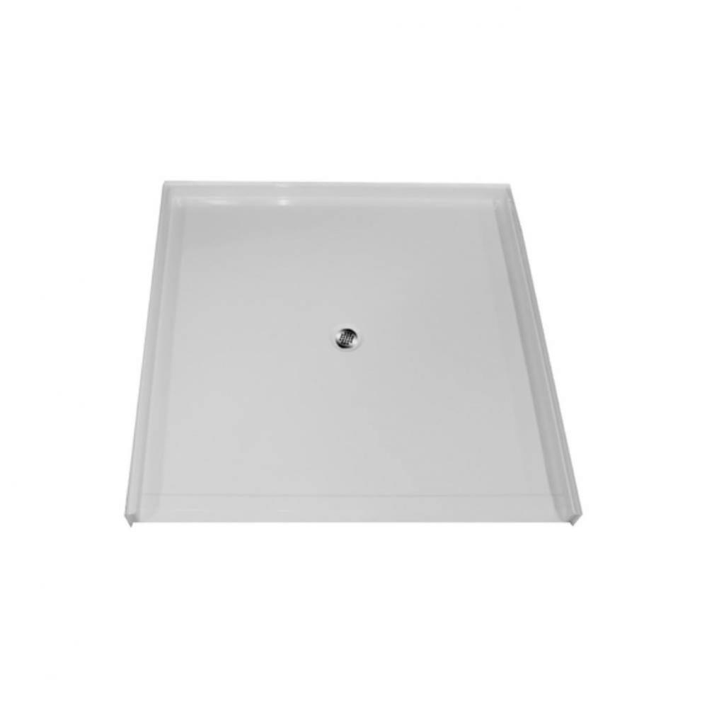 Acrylic Barrier Free Shower Base 60 X 60'' Center