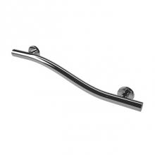 Health at Home HH-2070RHPS - Right Hand 18'' Wave Grab. Polished Stainless.