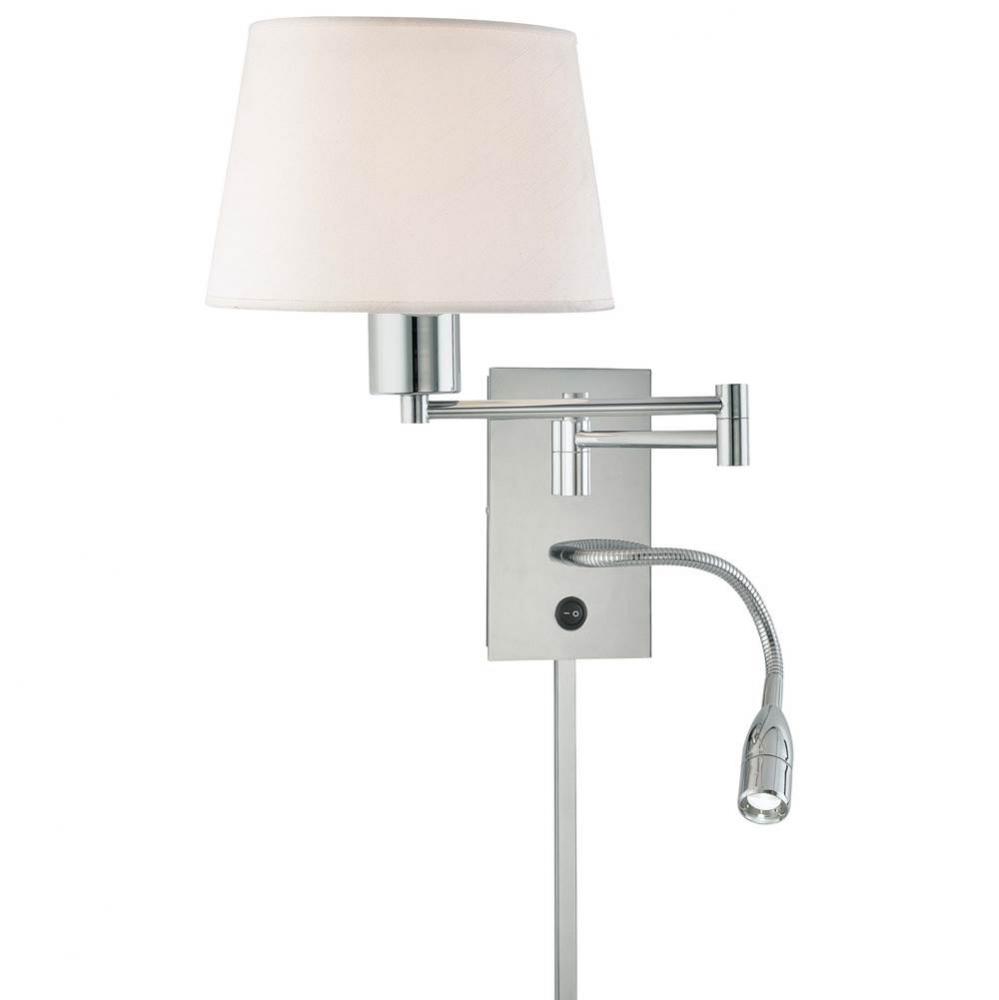 George''S Reading Room? - 1 Light Led Swing Arm Wall