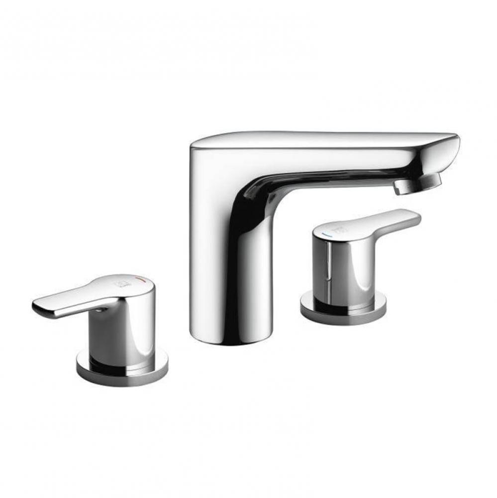 Piana Widespread 3 Hole Faucet W/Pop-Up Chrome