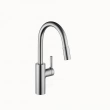 KWC Canada 10.441.003.127 - Luna E Single-hole Kitchen Faucet with pull-out Spray - High arc spout with Side Lever