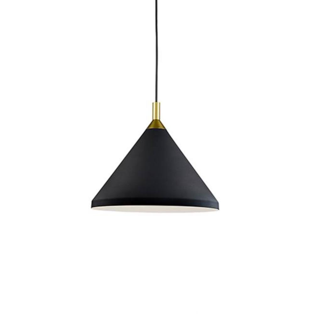 Single Lamp Pendant With ConicalAluminum Shade With FinePowder-Coated Or Plated FinishesWith