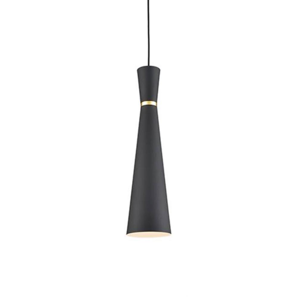 Single Lamp Pendant With Conical Aluminum ShadeWith Fine Powder-Coated Finishes And Anodized