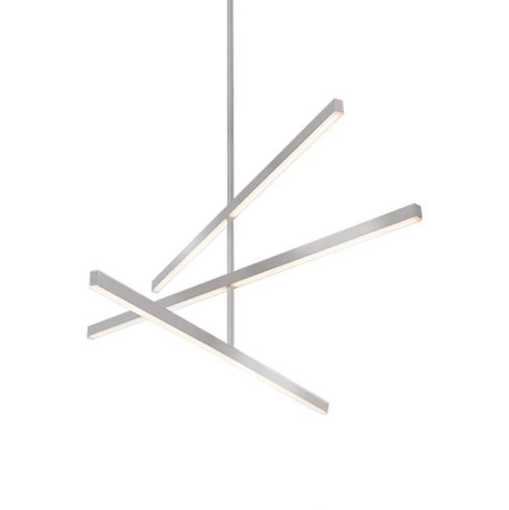 The Linear Lights Can Be Configured At Different Heights And Angles To Create Distinct Sculptural