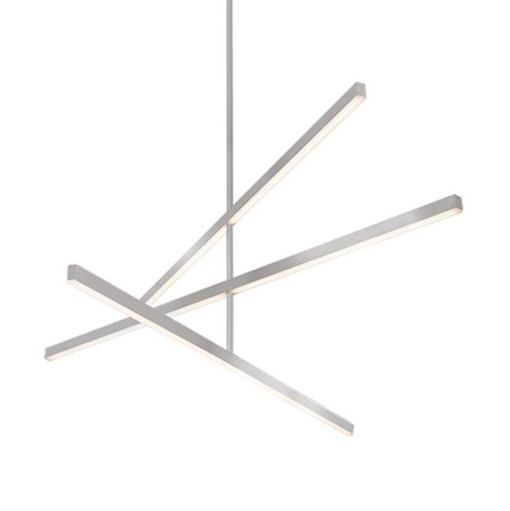 The Linear Lights Can Be Configured At Different Heights And Angles To Create Distinct Sculptural