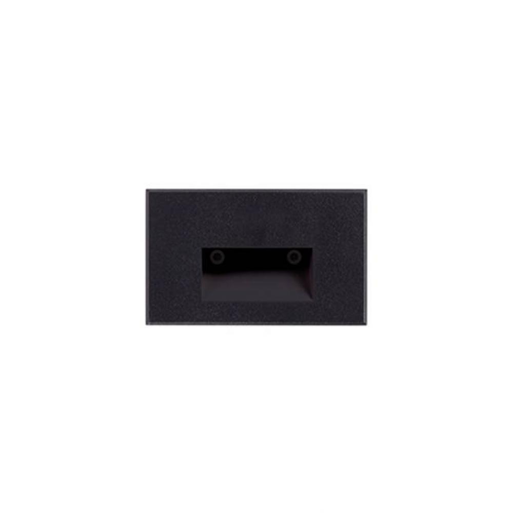 A Vertical Rectangle-Shaped Recessed Light In Matte Black Or White Powder Coat. The Optically