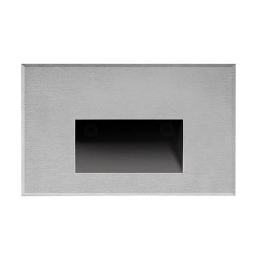 A Vertical Rectangle-Shaped Recessed Light In Brushed Nickel, Matte Black Or White Powder Coat.
