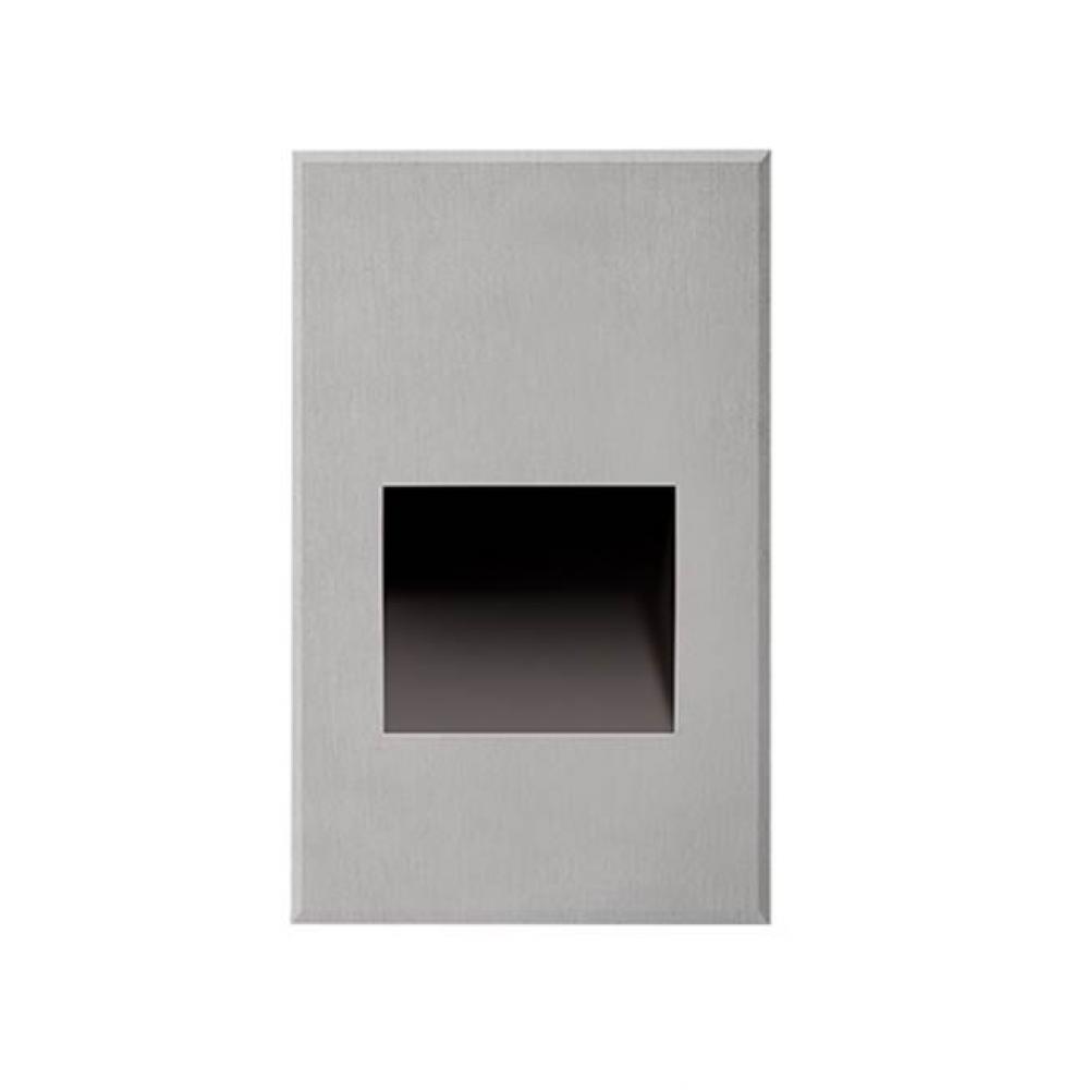 A Horizontal Rectangle-Shaped Recessed Light In Matte Black Or White Powder Coat. The Optically