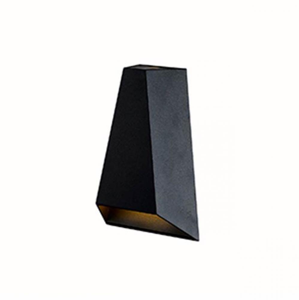 Architectural Exterior Wall Sconce, Die-Cast Aluminum Body With Tempered Glass Cover. Larger