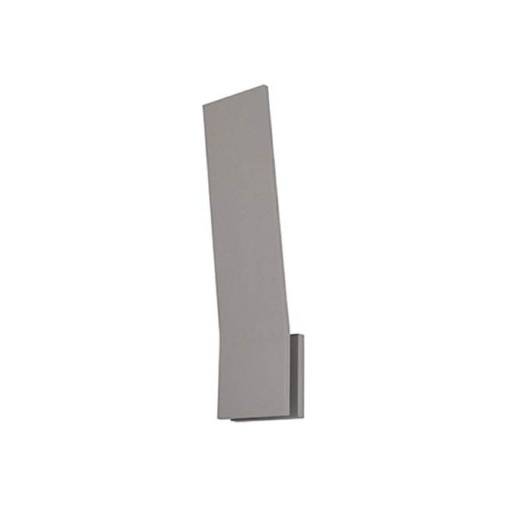 An 18 Inch Long Aluminum Rectangle Is Bent Forward From The Bottom, Just Slightly Enough For An