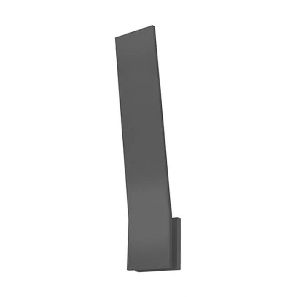 A 24 Inch Long Aluminum Rectangle Is Bent Forward From The Bottom, Just Slightly Enough For An
