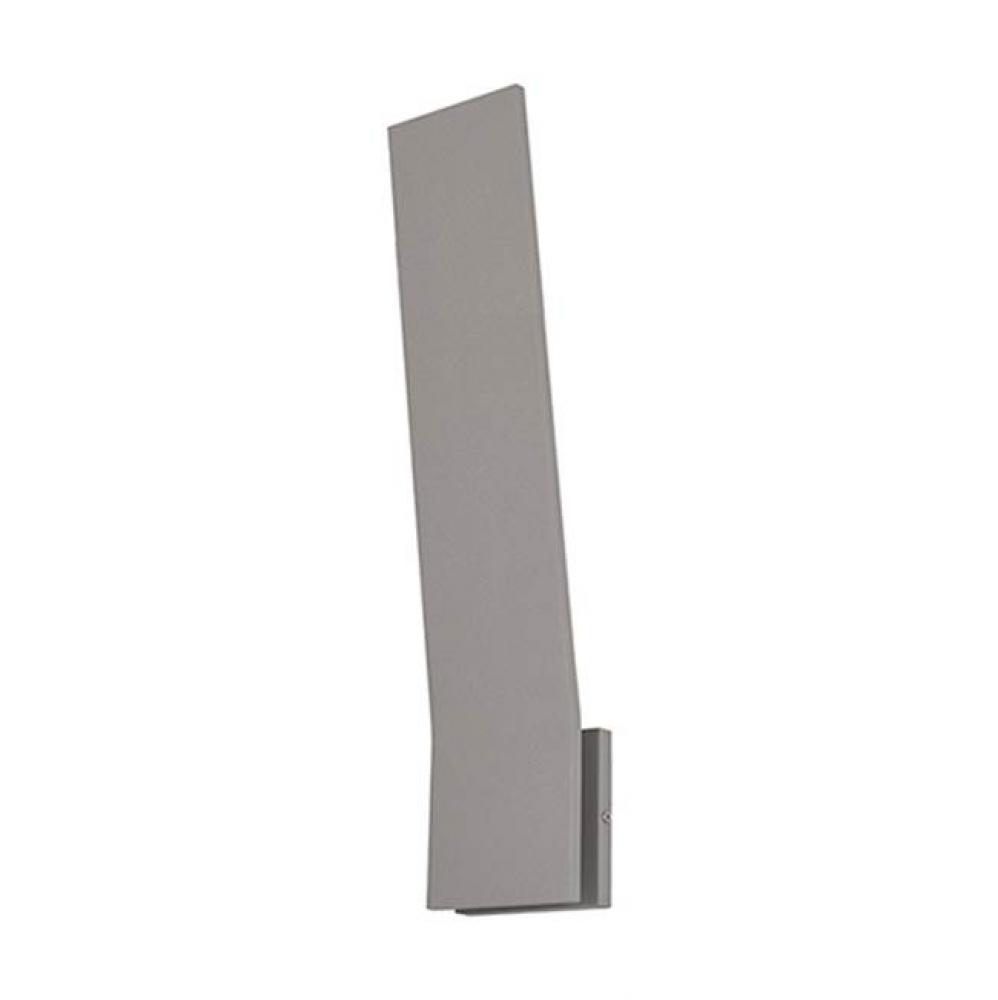 A 24 Inch Long Aluminum Rectangle Is Bent Forward From The Bottom, Just Slightly Enough For An