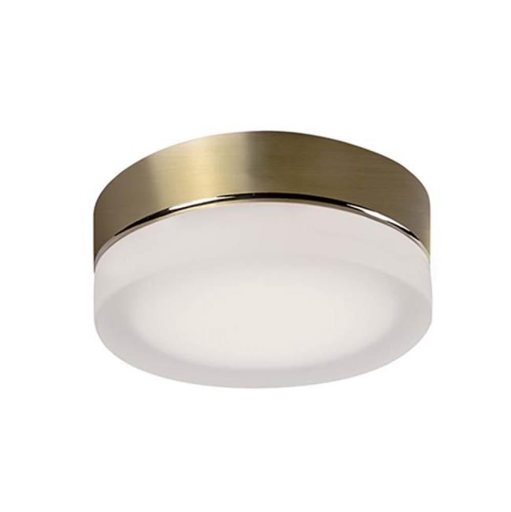 Round Frosted Or Clear Outer Glass SurfaceCylindrical Steel Ceiling MountMatte Painted, Brushed