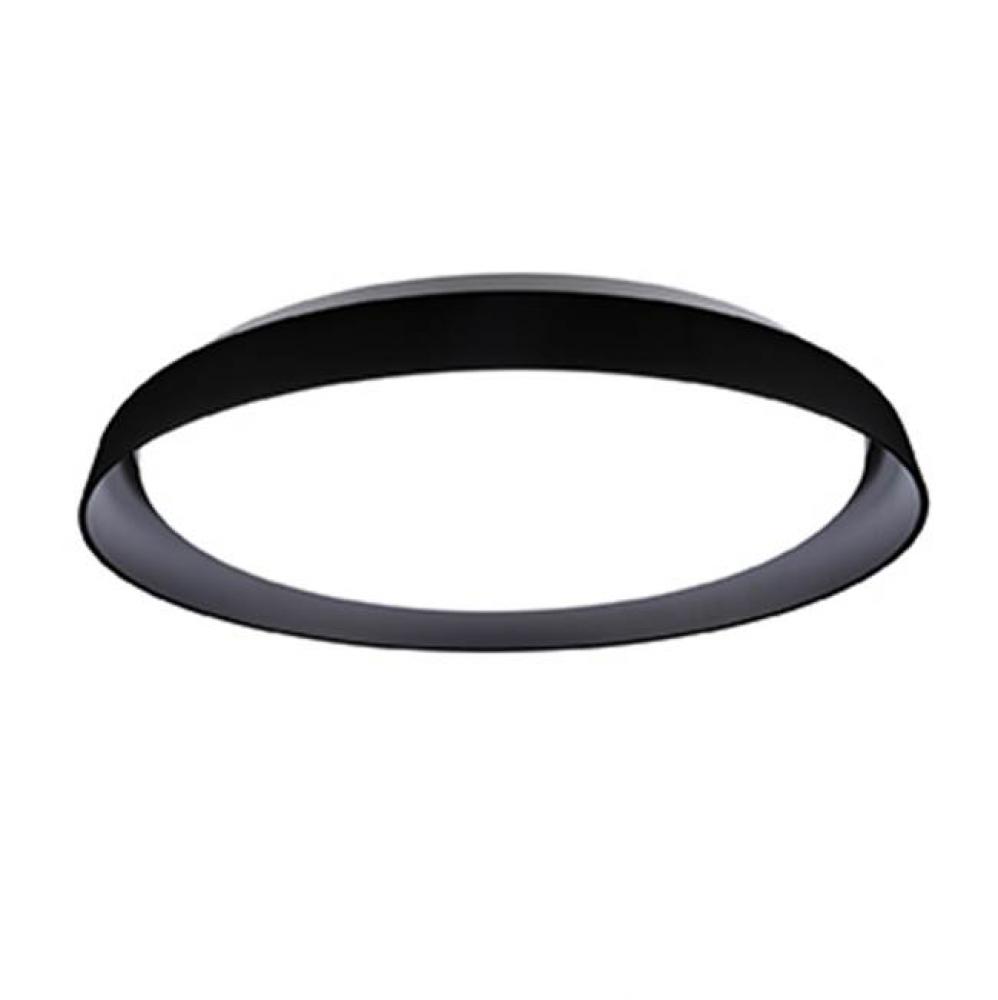 Steel Base With Polymeric Body, Frosted Acrylic Lens, Matte Black