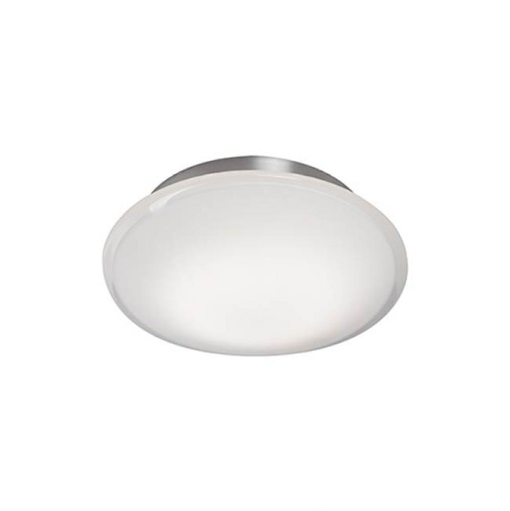 Classy Retro Led Flush Mount With Segmental Shaped Glass. The Glass Is Uniquely Designed With