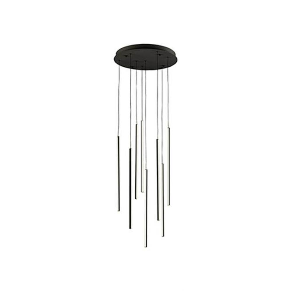 Extruded Circular Aluminum Vertical Lamp RodsFlexible Silicon Rubber DiffusersLightly Textured