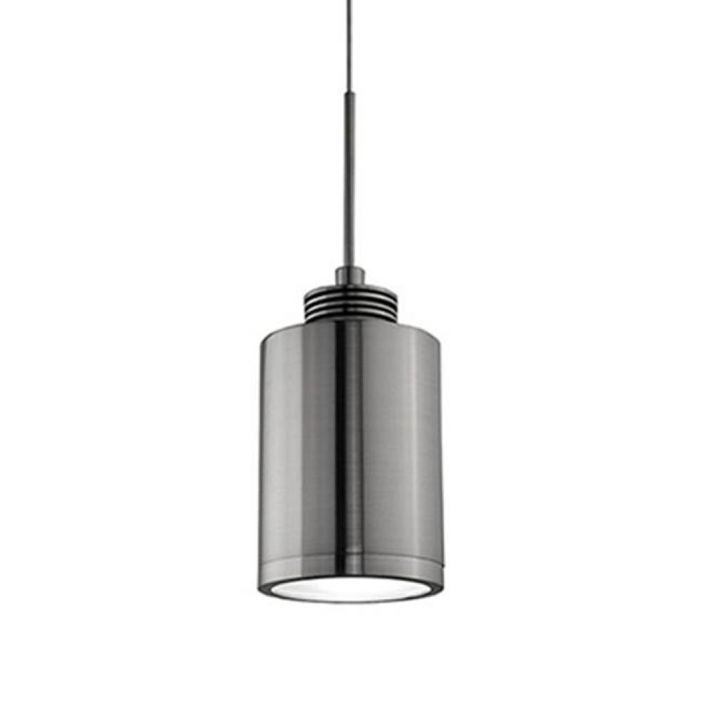 Single Lamp Led Pendant With Heavy Gauge Casting Steel Head With Frosted Glass Bottom Cover.