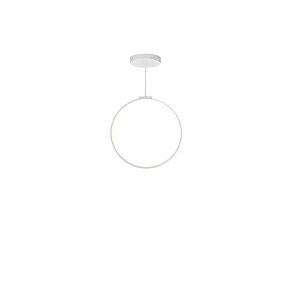 Aluminum Ring With Circular Ceiling Mount. Circular Profile. Flexible Silicon-Rubber Diffuser.