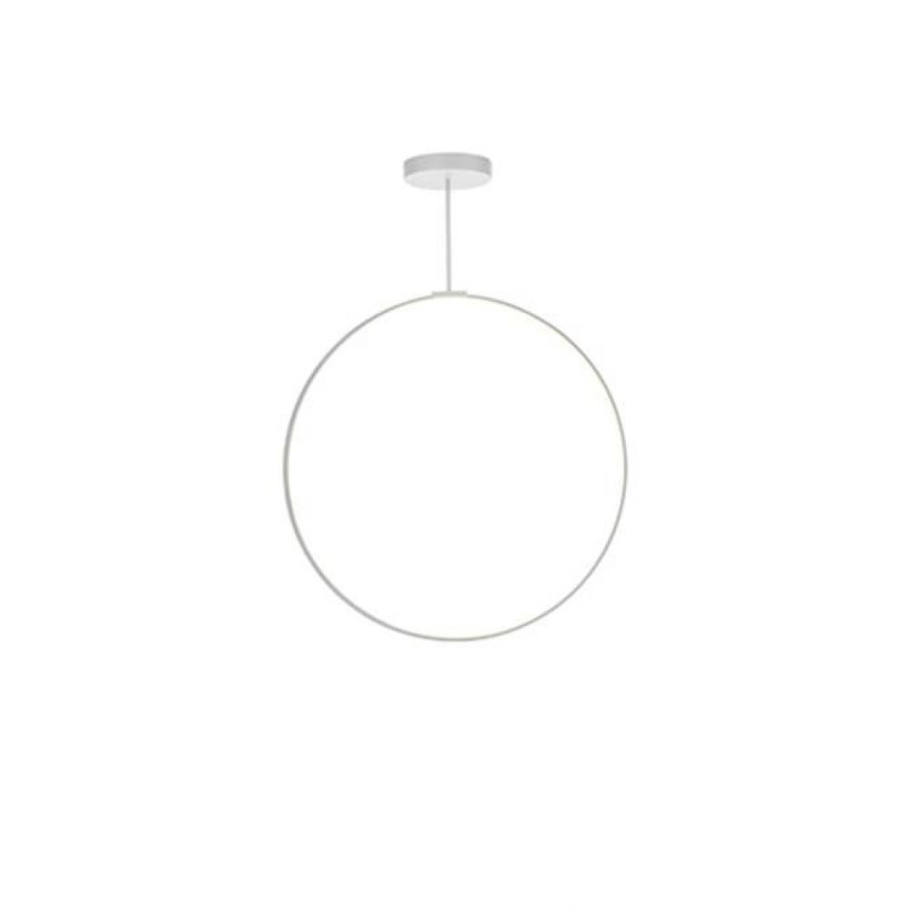 Aluminum Ring With Circular Ceiling Mount. Circular Profile. Flexible Silicon-Rubber Diffuser.