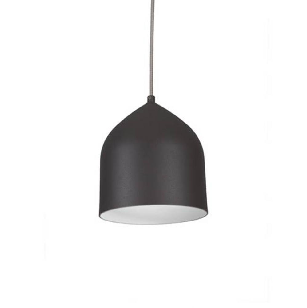 The Smooth Spun Metal Shade Is Available In Graphite Or White For This Modern Pendant But Add