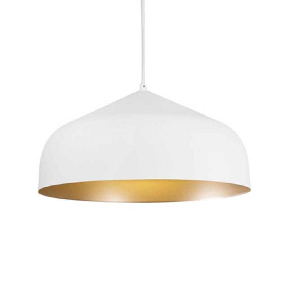 The Smooth Spun Metal Shade Is Available In Graphite Or White For This Modern Pendant But Add