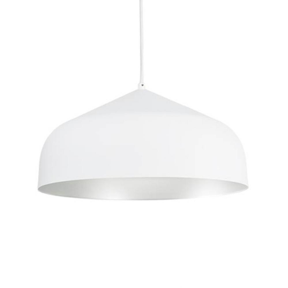 The Smooth Spun Metal Shade Is Available In Graphite Or White For This Modern Pendant But Add