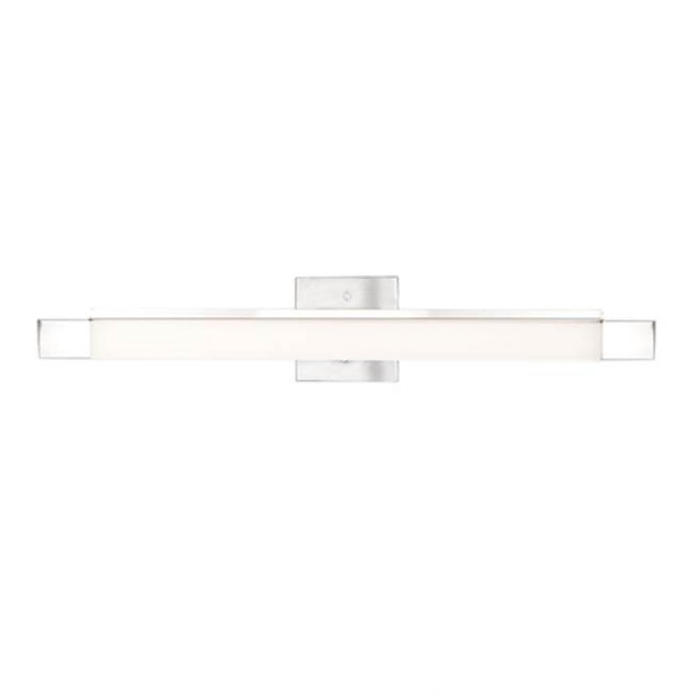 Vl13424 - Square Polymeric Diffuser With Electroplated Formed Steel