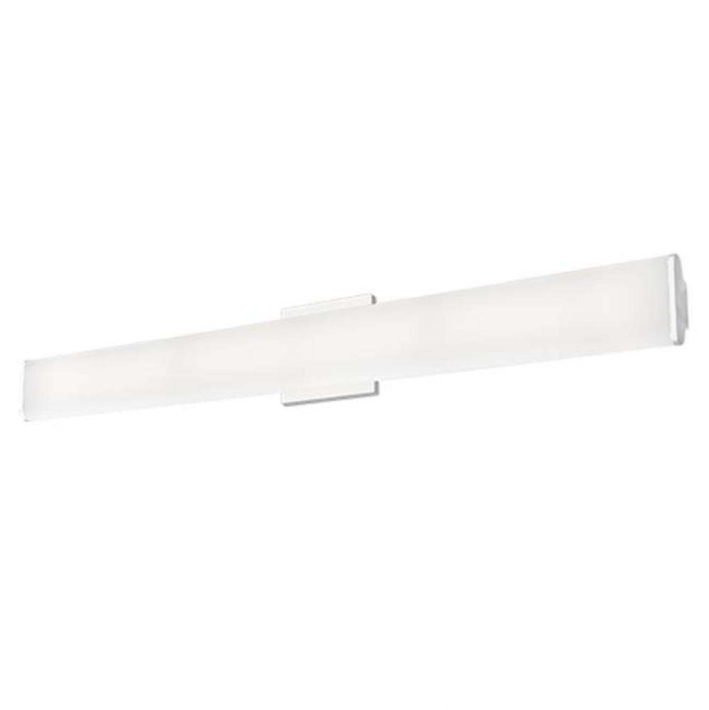 Vl60236 - Rounded Rectangular Acrylic Diffuser With Electroplated Formed Steel