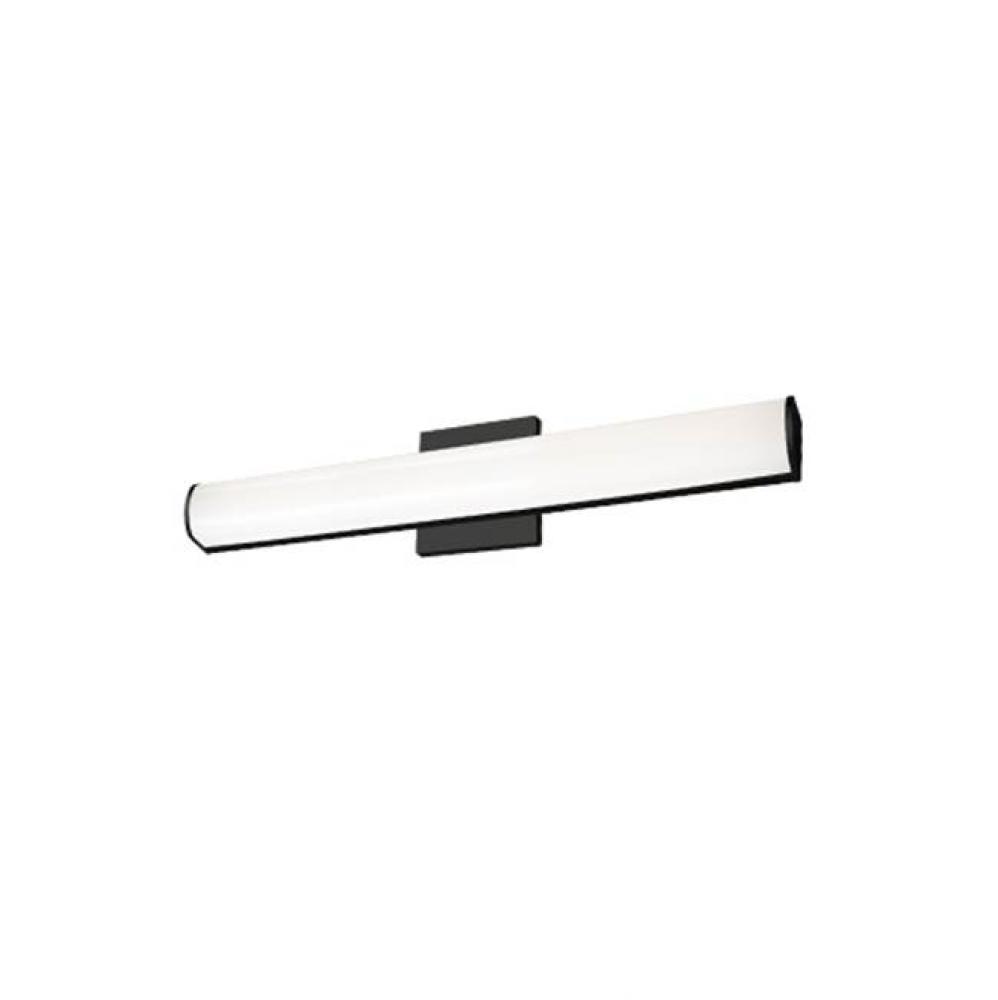Vl61220 - Obround White Acrylic Diffuser With Electroplated Formed Steel