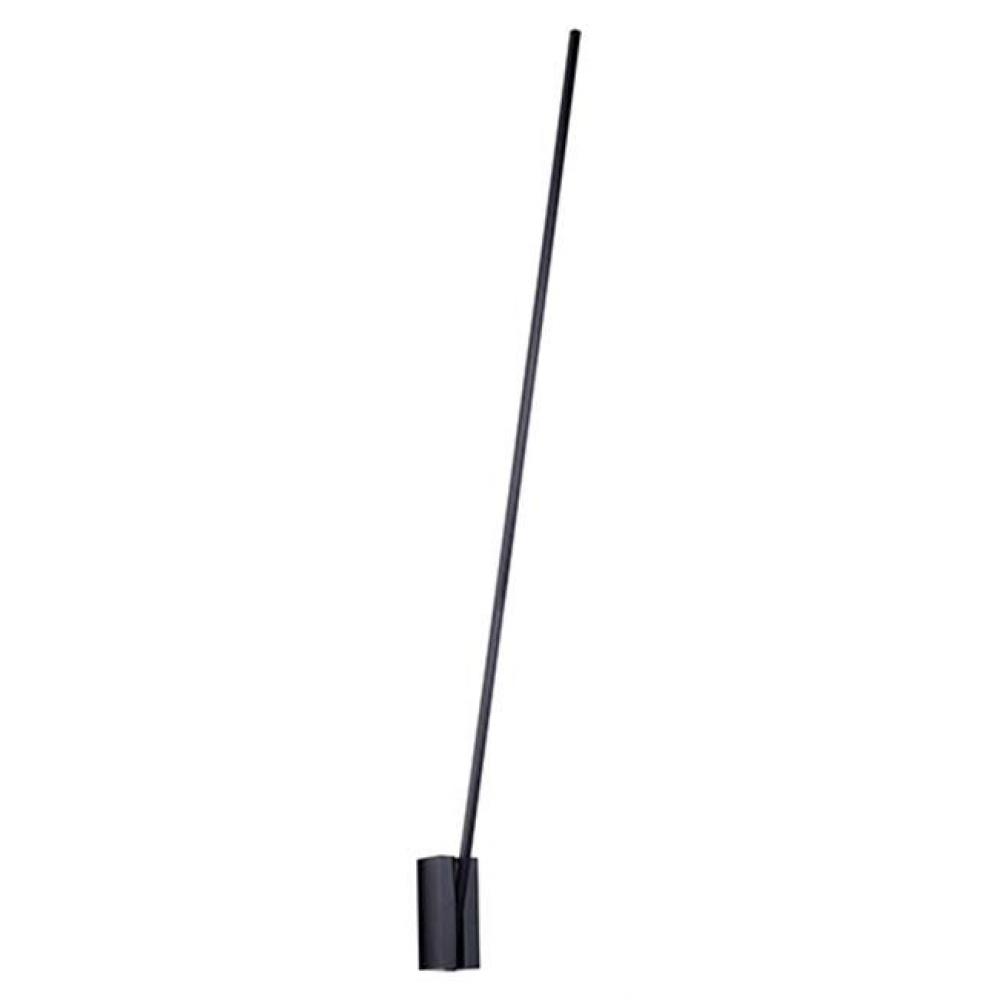 Square Profile Linear Aluminum With Rectangular Wall MountInset Opal Polymeric DiffuserFinely