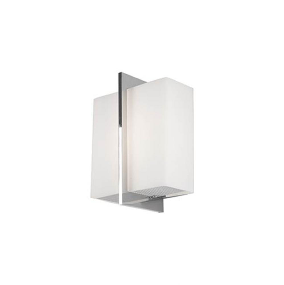 Vertical Plated Or Painted Steel Accent And Wall PlateExtruded Rectangular Opal Glass