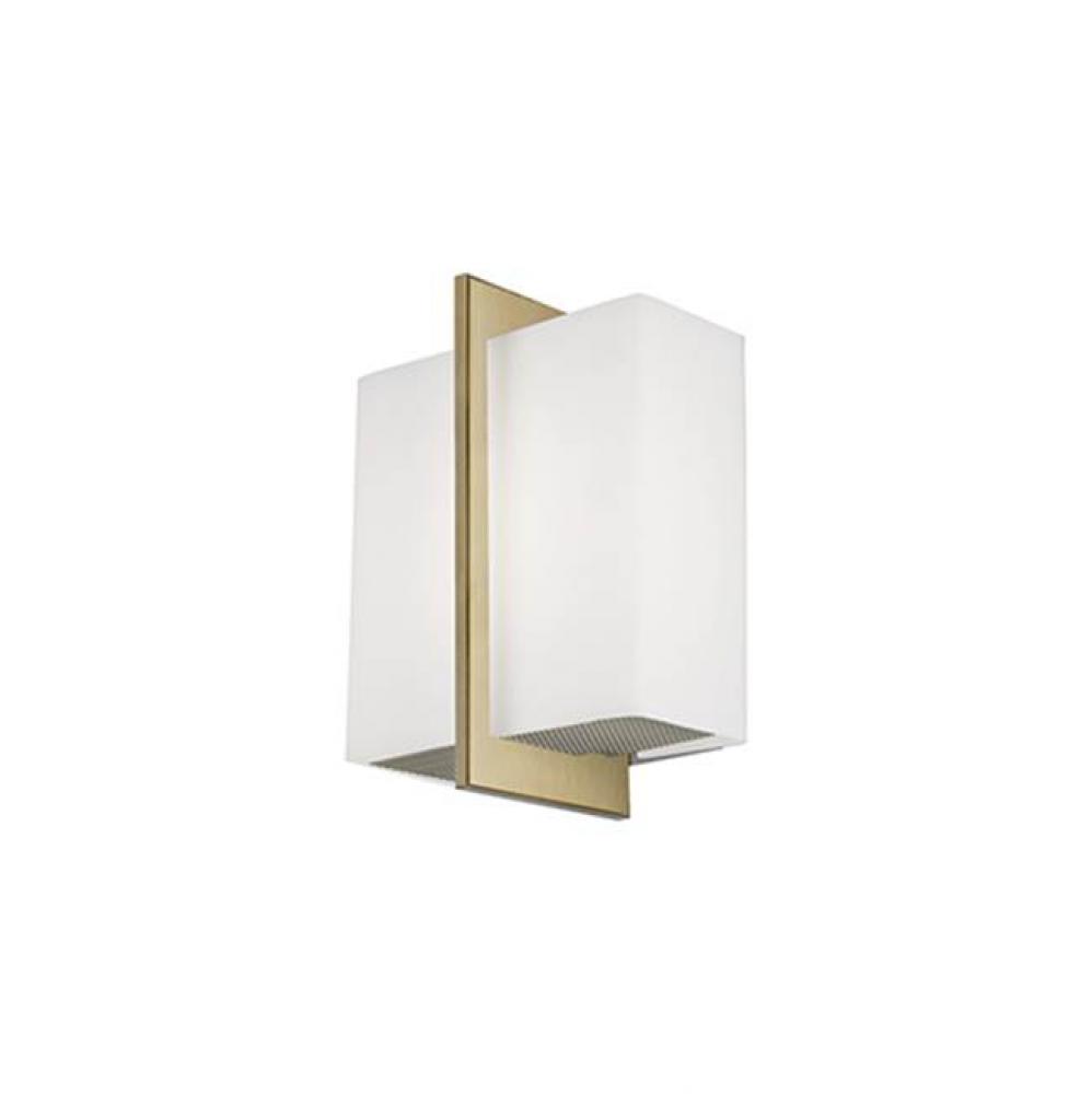 Vertical Plated Or Painted Steel Accent And Wall PlateExtruded Rectangular Opal Glass