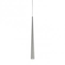 Kuzco 401216BN-LED - Single Led Pendant, Sleek Conical Shape With Clear Acrylic Diffuser, Canopy And Metal