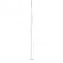 Kuzco 401216WH-LED - Single Led Pendant, Sleek Conical Shape With Clear Acrylic Diffuser, Canopy And Metal