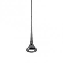 Kuzco 402601BC-LED - Single Led Lamp Pendant, Slender Trumpet Shaped With Bottom Frosted Diffuser. Equipped With Our