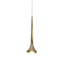 Kuzco 402601VB-LED - Single Led Lamp Pendant, Slender Trumpet Shaped With Bottom Frosted Diffuser. Equipped With Our