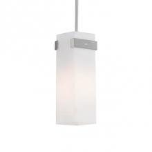 Kuzco 488111BN - Two Lamp Wall Sconce With Cylinder White Opal White Glass And Brushed Nickel Metal