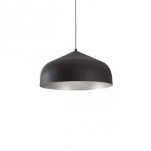 Kuzco 49117-GH/SV - Single Lamp Pendant With Spun Aluminum Shade Showcasing Power-Coated Finishes In Contrasing Hues.